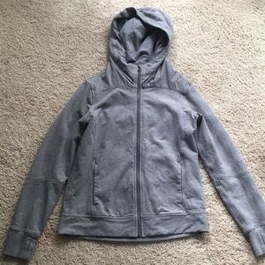 Lululemon gray zip up sweatshirt